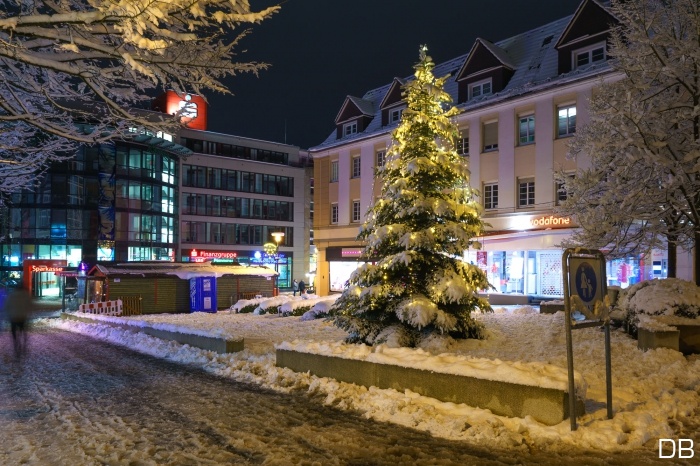 Lindenplatz im Winter